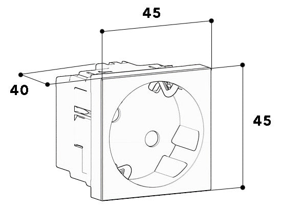 GGK Steckdose 1f rt mt GEB-K m.BS USB M45-1-Steckdose IP20 vert