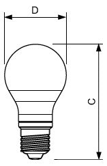 PHILIPS-LM LED-Lampe FM E27 A60 4,5W ws CorePro LEDBulbND4.5-40W E27 A60 82 2700