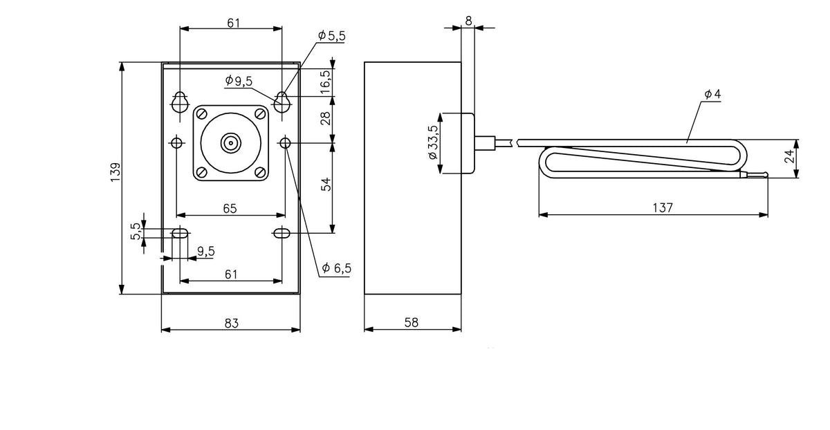 Alre-It Lufterhitzerthermostat JTU-50 | E6100000