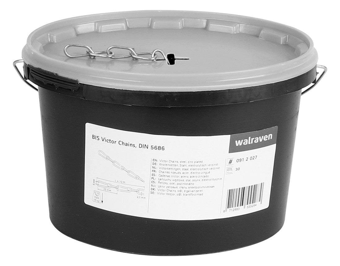WALRAVEN Knotenkette 2,5x35mm ST g/vz 0912027 600N