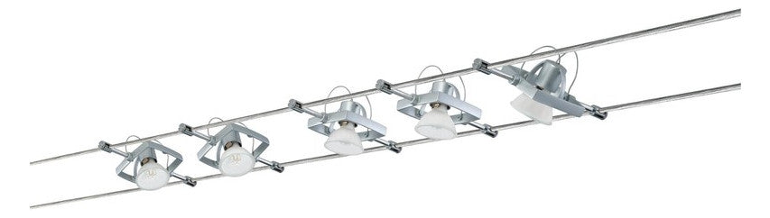 PAULMANN Anbaustrahler 10W Konv NV chr MacII 941.33 GU5,3 chr ST IP20 Seilkl