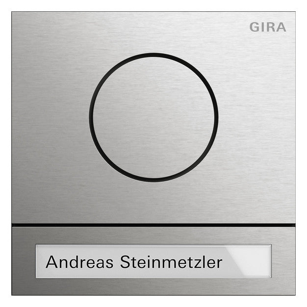GIRA Ruftastenmodul Bus 1RT edst System 106 5565920 106,5x106,5mm