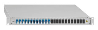 RUTENBECK LWL-Patchpanel 12f LC-D OS2 Spleissbox 12xLC-D OS2 blau 482,6mm(19)