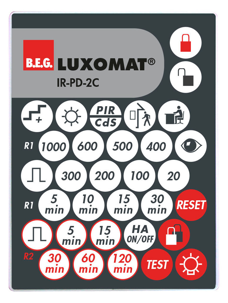 BEG Handsender gr/rt Zubehör IR-PD-2C