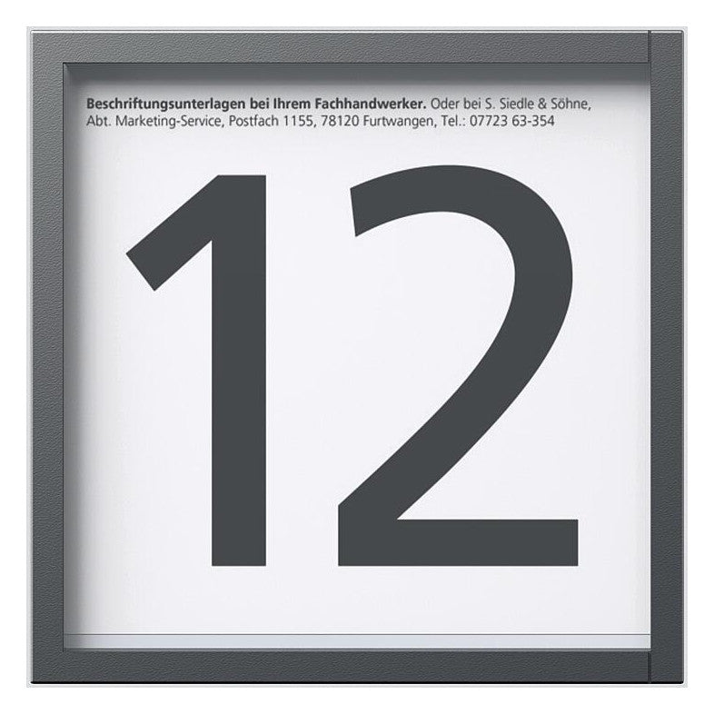 SIEDLE Infomodul dgr 99x99x26mm IM 612-0 DG