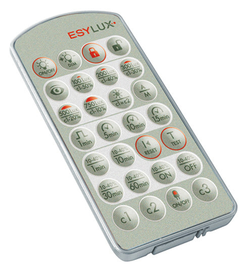 ESYLUX Handsender si/gn Zubehör Zubehör REMOTE CONTROL PDi/plus