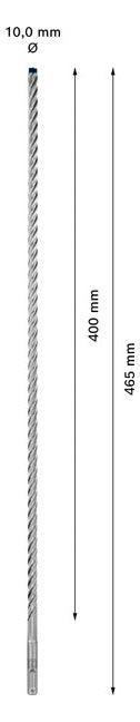 BOSCH-EW Hammerbohrer 10mm SDSplus SDS plus-7X 1pc 550/615mm f.Beton