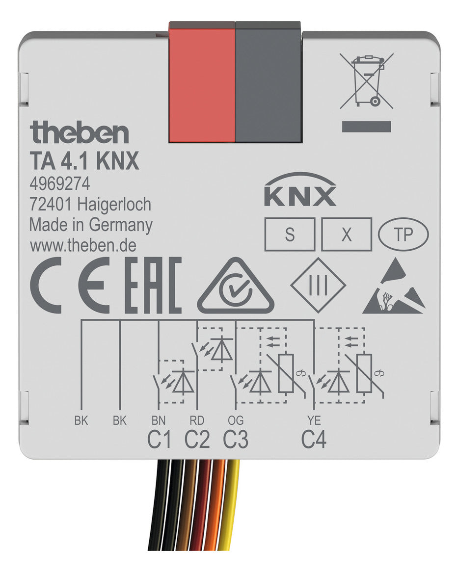 THEBEN Binäreingang KNX UP 4f TA 4.1 KNX