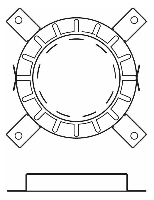 WALRAVEN Brandschutzmanschette Pacifyre AWM II für br. Rohr / ged. MSV 140 mm