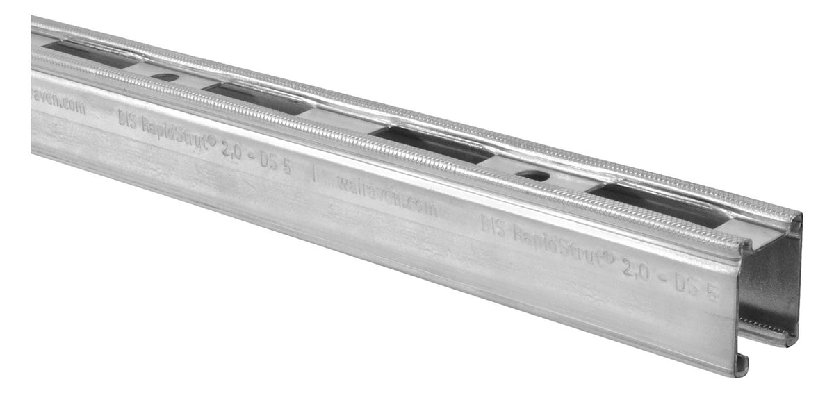 Walraven Montageschiene RapidStrut DS5 6m C-Profil BUP mit cm-Skala 41x51 2mm | 65058652