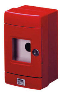GEWISS Feuerwehralarm Mit Glasscheibe GW42204 108x180x100mm
