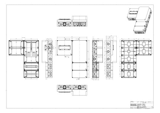 SPELSBERG Zählergehäuse Aufb IP54 Kst ZVi 7560 600x750x210mm m.Tragschien