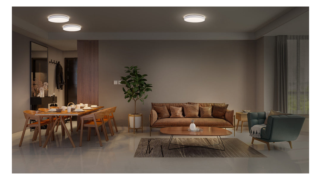 LEDVANCE LED-Anbauleuchte 24W 3000K ws Orbis London 400 mm 24W 830 WT 1500lm