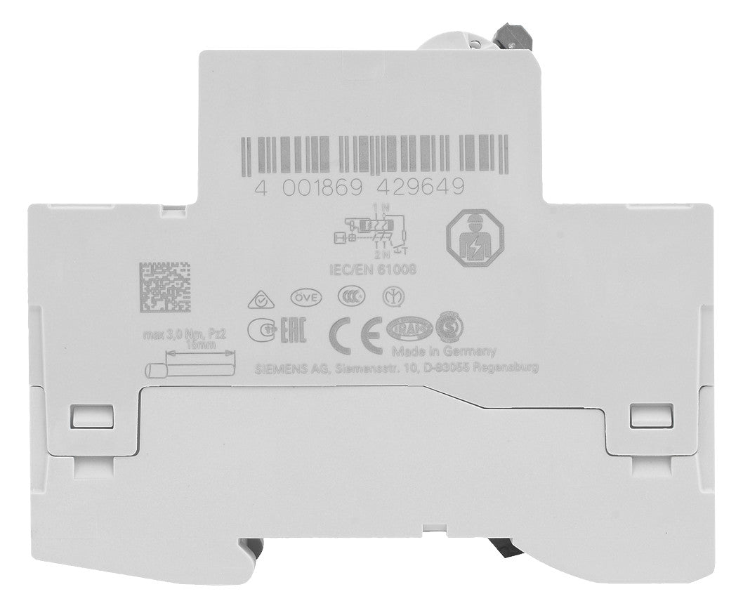 SIEMENS FI-Schutzschalter A 2p 230V 40A 5SV3314-6 0,03A 2TE REG 10kA 1kA/stoß