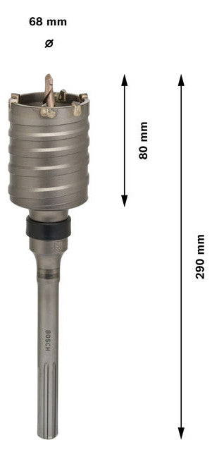 BOSCH-EW SDS-Bohrkrone Hartmetall F00Y145194 68x160mm m.Zentrierbohrer