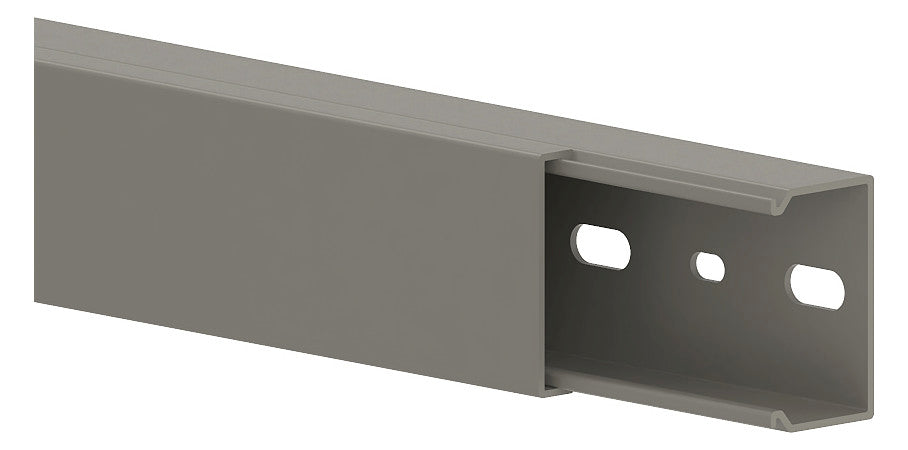 GGK Leitungsführungskanal Kst gr RAL7030 LFG 25x40 27x40x2000mm unbeh
