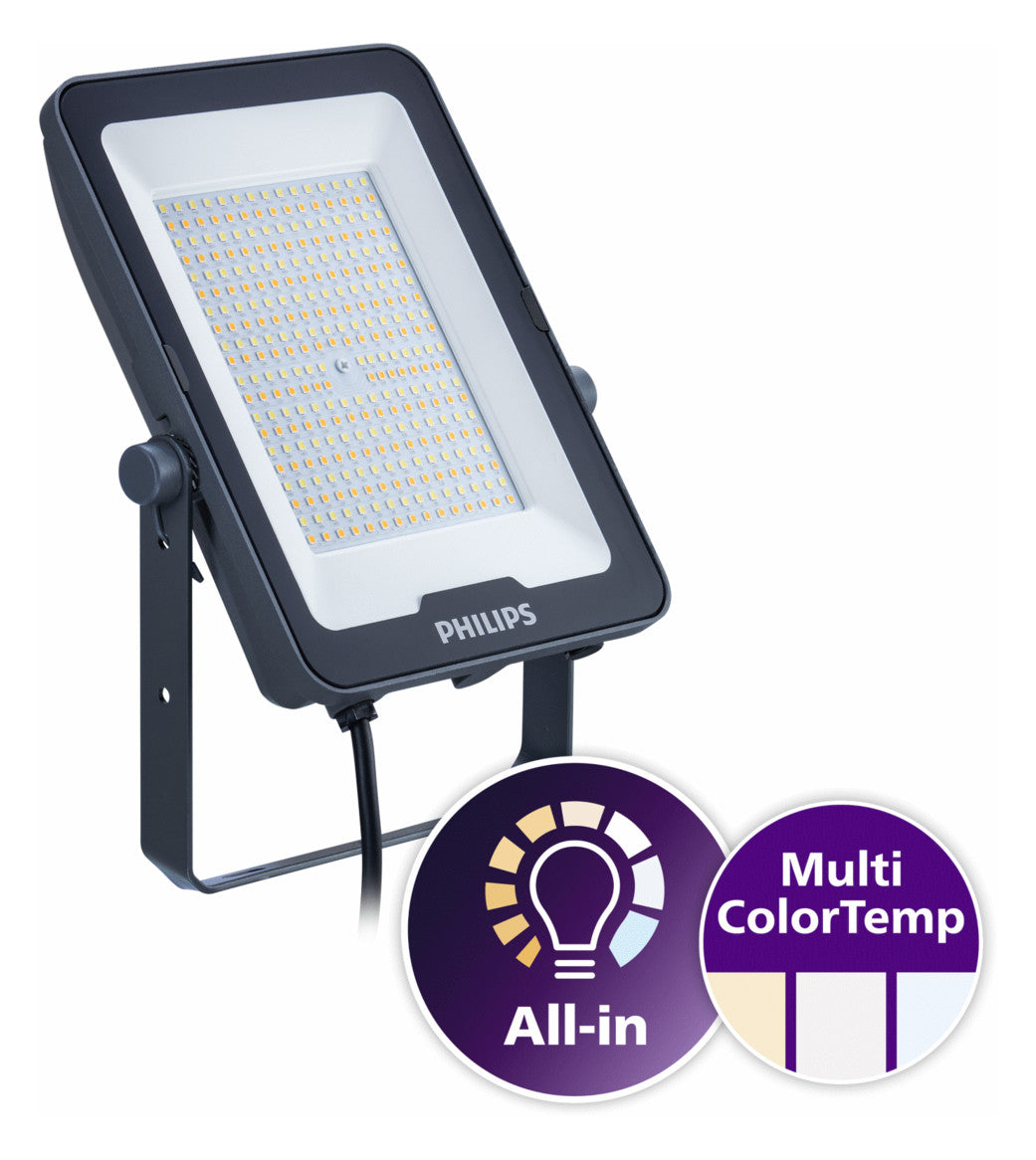 PHILIPS-LICHT LED-Anbaustrahler 100W sw Ledinaire BVP169 LED120/830_40_65 PSU 10