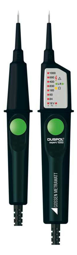 GOSSEN-METRA Spannungsprüfer 2p CAT.IV DUSPOL - expert 1000 12-1000V LED opt