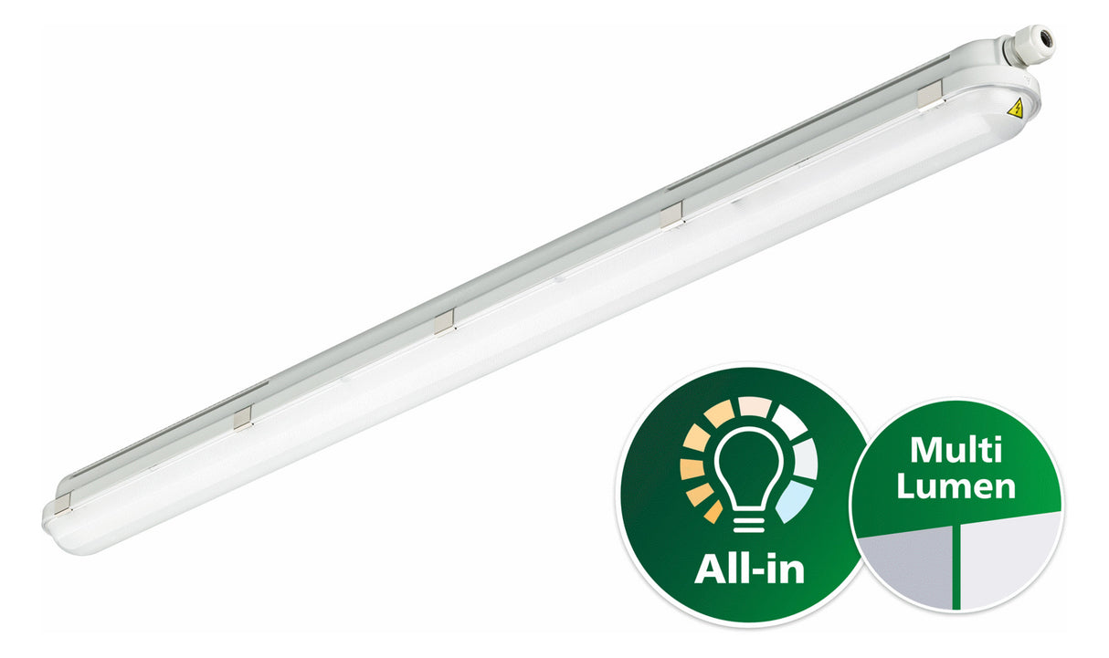 PHILIPS-LICHT LED-Feuchtraumleuchte 32W CoreLine WT120C G2 LED27_45S/840 PSU L12
