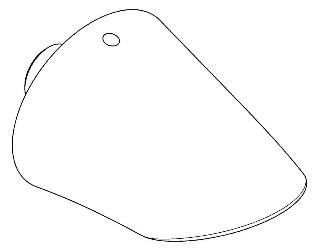 Duschkopf, AQUAJET-Slimline, DN15, Wandanschluss, Strahlboden, 9l
