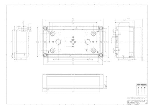 SPELSBERG Leergehäuse Kst IP66 geschl TK PC 1809-6-to B180xH94xT63mm