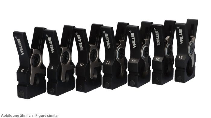 MM-Satz für Bördelgerät Value VET-19Li 7 Einsätze 6/8/10/12/15/16/18 mm *