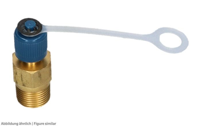 Ansaugstutzen 7/16"UNF, 1/4"SAE für Vakuumpumpe Value VE215N, VE225N