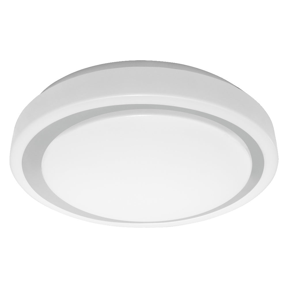 LEDVANCE LED-Kunststoffleuchte 24W gr SMART + Wifi Orbis Moon Gray 380mm 3000-