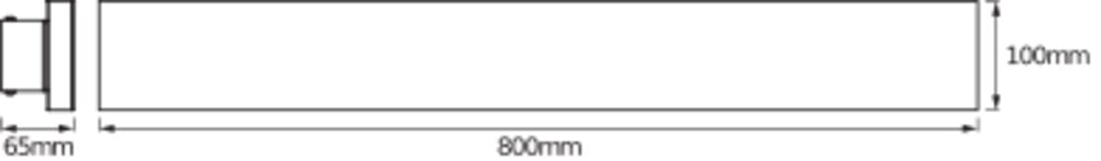 LEDVANCE LED-Panel 800x100mm 27W 2000lm SMART+ Wifi Planon 800x100mm TW 3000-650