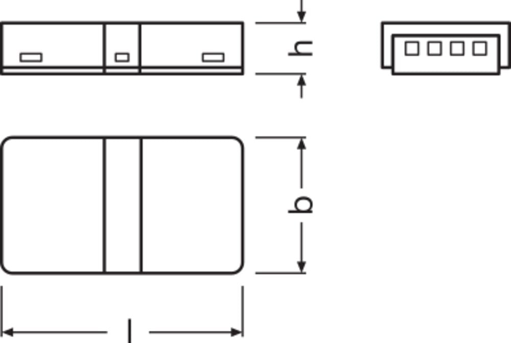LEDVANCE Kupplung/Verbinder ger tra 27mm LS AY SUP -CSD/P3/P