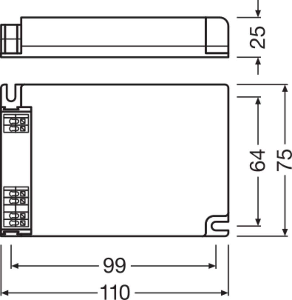 OSRAM LED-Steuerung 55W 600-1400mA DALI OTi DALI 50/220 - 240/1A4 NFC 15-54V