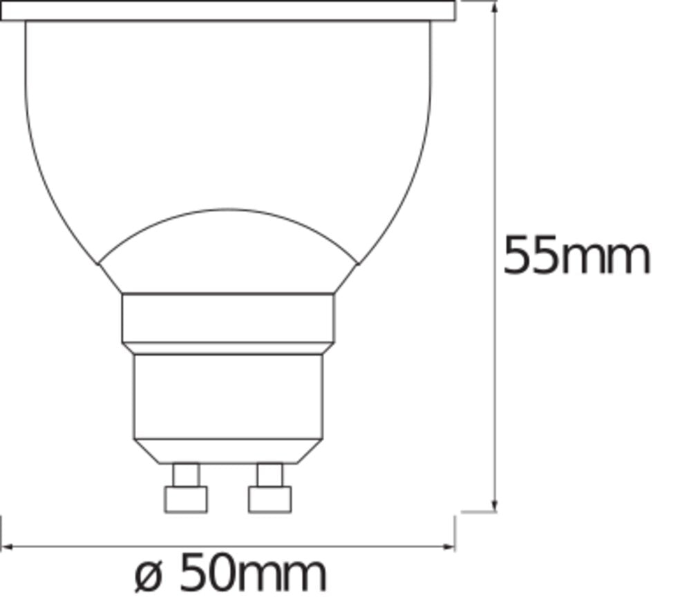 LEDVANCE LED-Reflektorlampe GU10 4,9W ws SMART+ WiFi Spot 50 45 ° 4.9 W/2700 2700