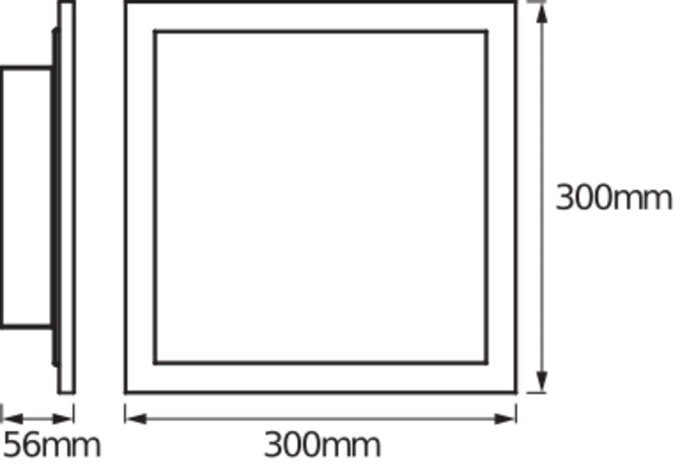 LEDVANCE LED-Panel 300x300mm 20W 1500lm SMART+ Wifi Planon Plus 300x300mm T 3000