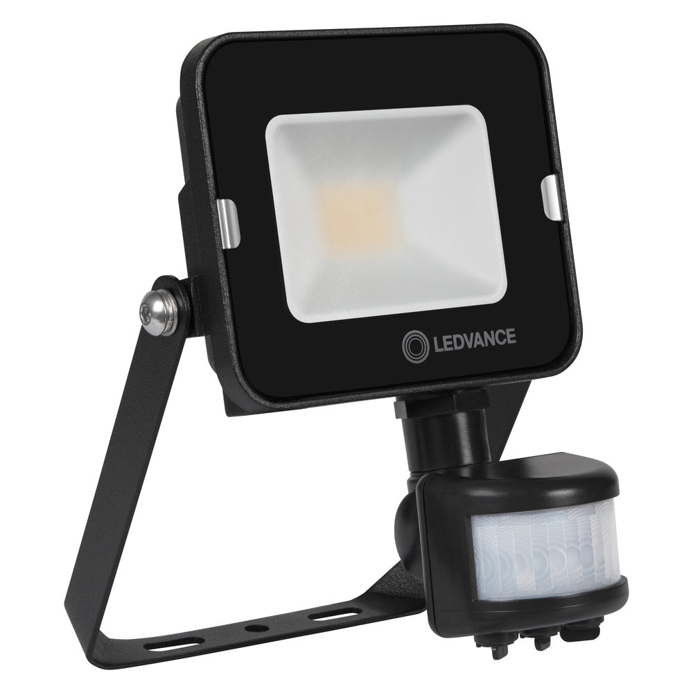 LEDVANCE LED-Anbaustrahler 10W Konv 1LED FL COMP SEN V 10W 830 SYM 100 BK sw ws