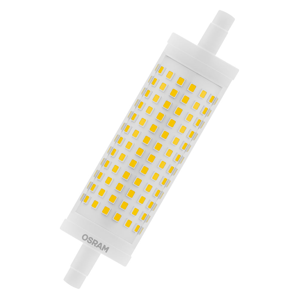 OSRAM LED-Röhrenlampe R7s 19W 6500K ws E LED Line 118 150 300° 19W 865 Clear 2452