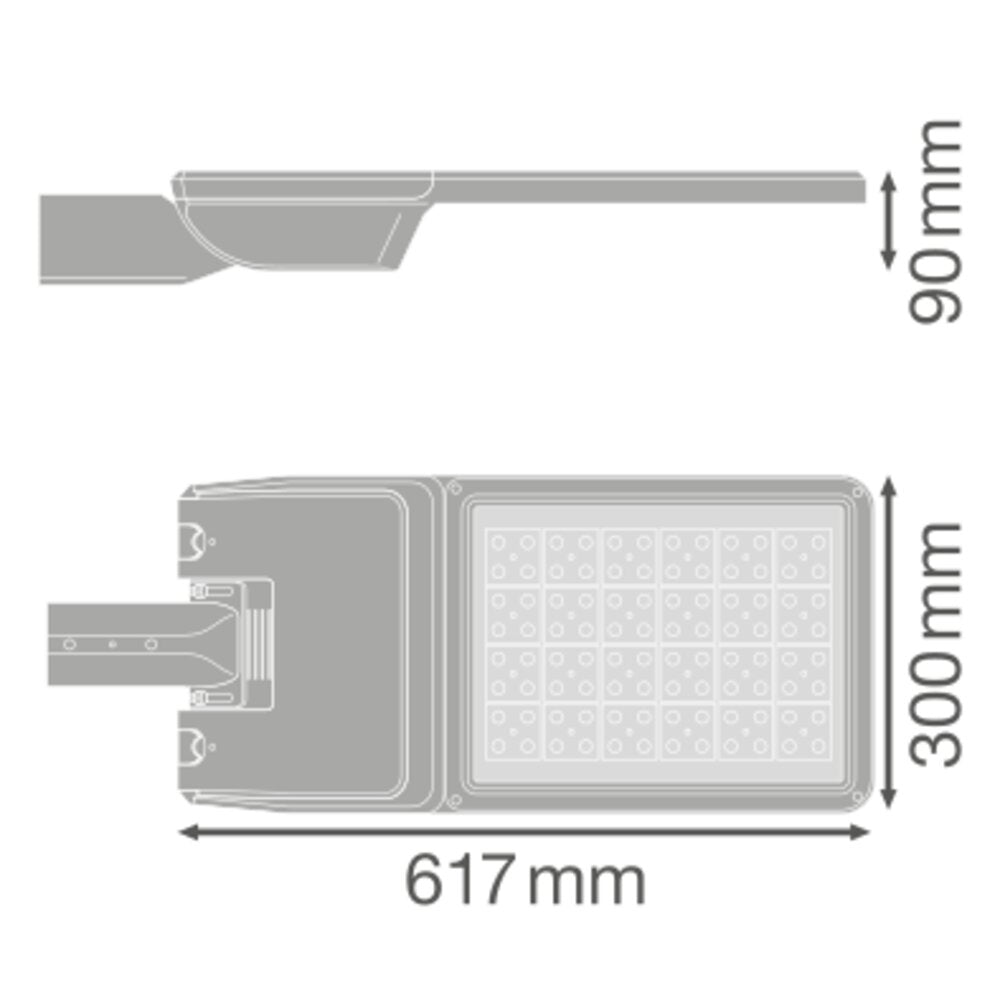LEDVANCE LED-Aufsatzleuchte 158W 60-76mm SL FLEX LA RV25ST P 158W 727 WAL 2700K