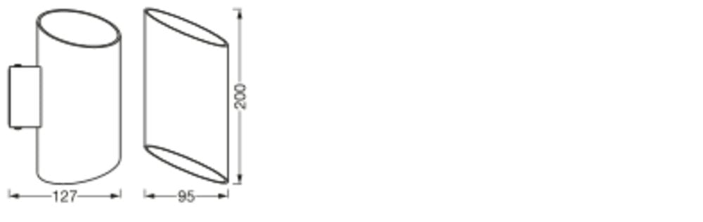 LEDVANCE LED-Wandanbauleuchte 12W 1200lm CYLDRO SMART+ Wifi Orbis Wall Cylindro 2