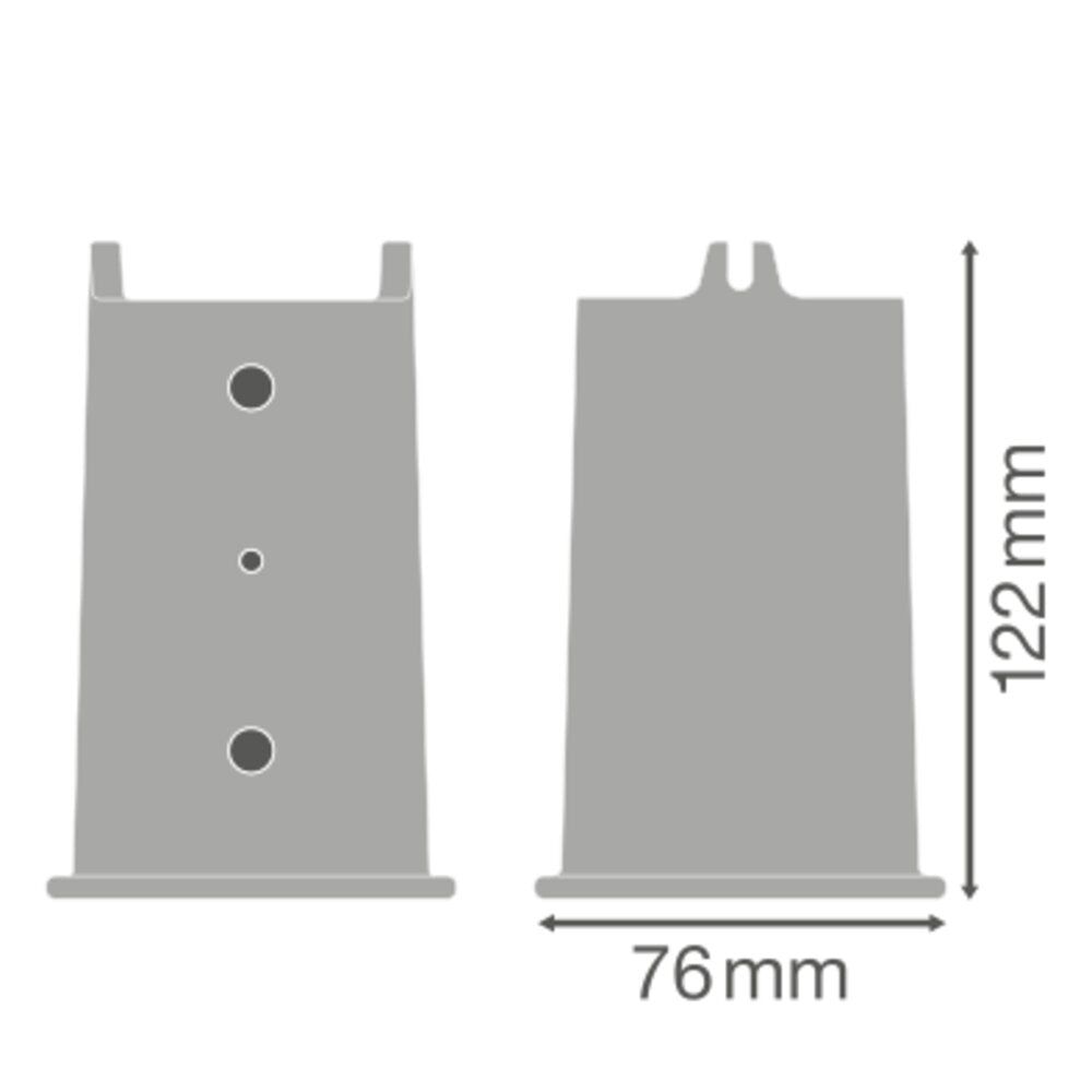 LEDVANCE Reduzierstück 60mm 42mm Alu SL FLEX REDUCTION 60 TO 42MM WAL Ersatzt