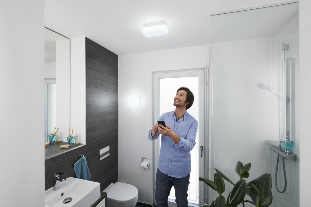LEDVANCE LED-Deckenanbauleuchte 12W ws AQUA SMART+ Wifi Orbis Wall IP44 28 300