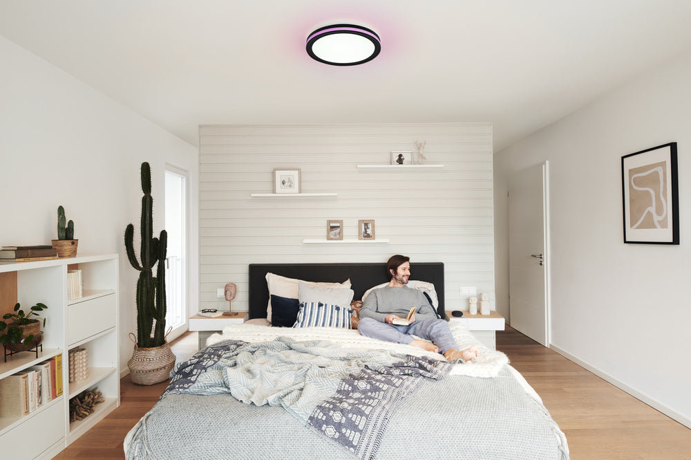 LEDVANCE LED-Deckenanbauleuchte 28W RGB CIRCL SMART+ Wifi Orbis e Black 460m 300