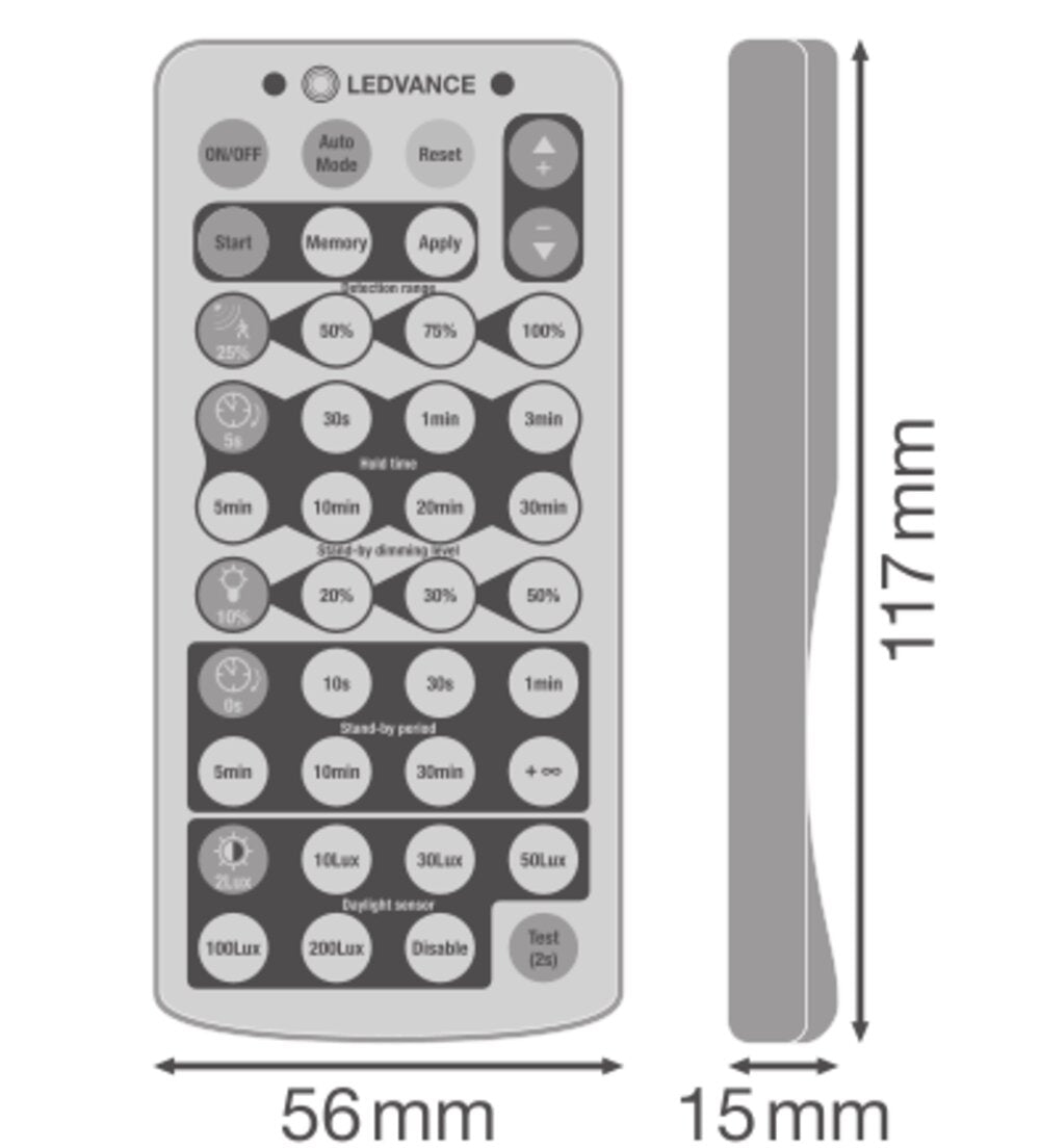 LEDVANCE Handsender HB SENSOR REMOTE CONTROL 87 147 190