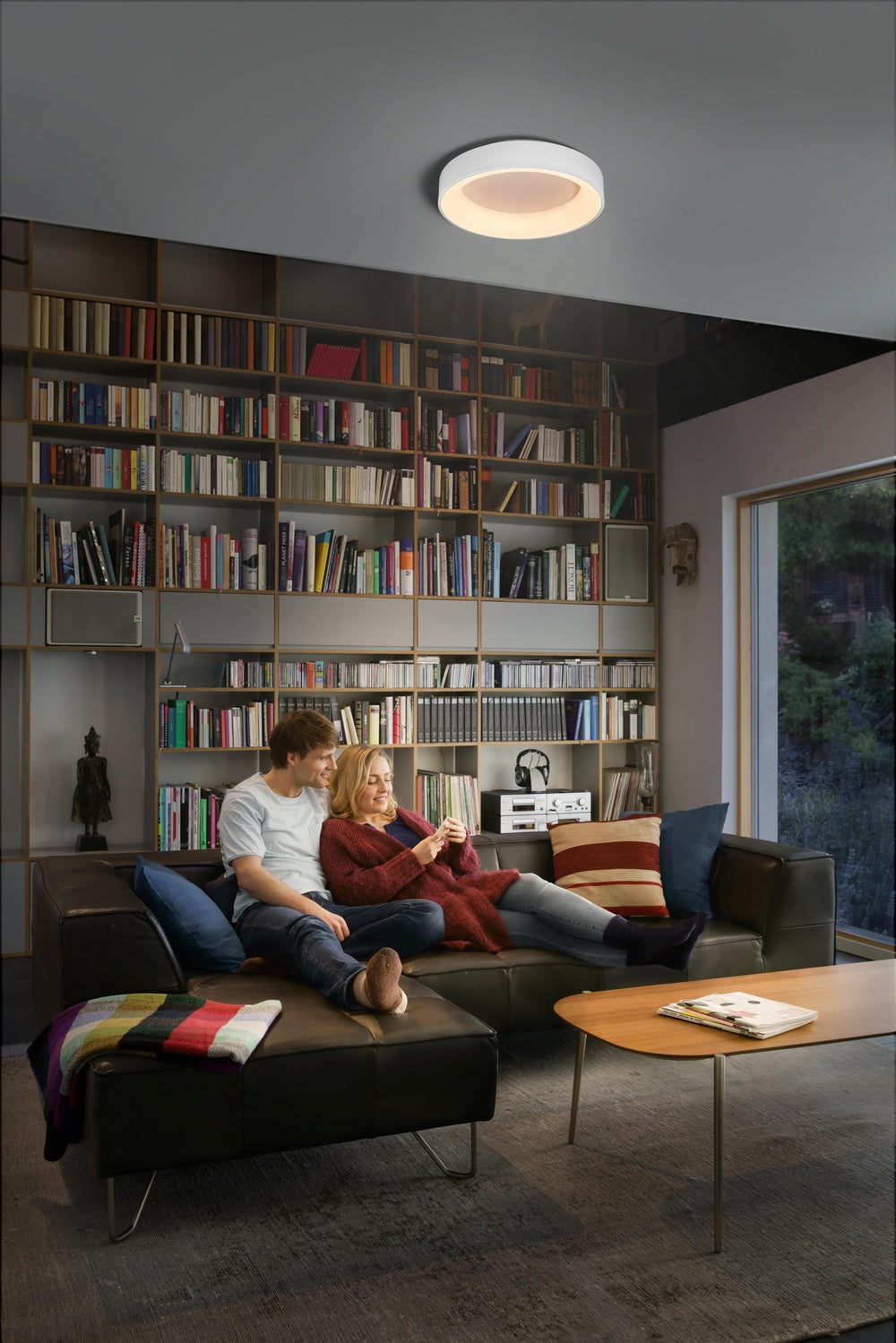 LEDVANCE LED-Anbauleuchte 18,5W 500lm ws SUN@HOME Circular White 2200-5000K Konv