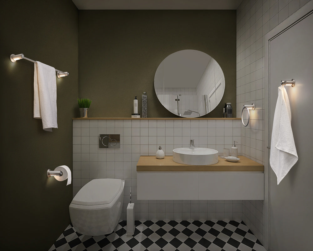 LEDVANCE LED-Badleuchte 0,18W 3000K 10lm Bathroom Sensor Toilet Paper Holder si