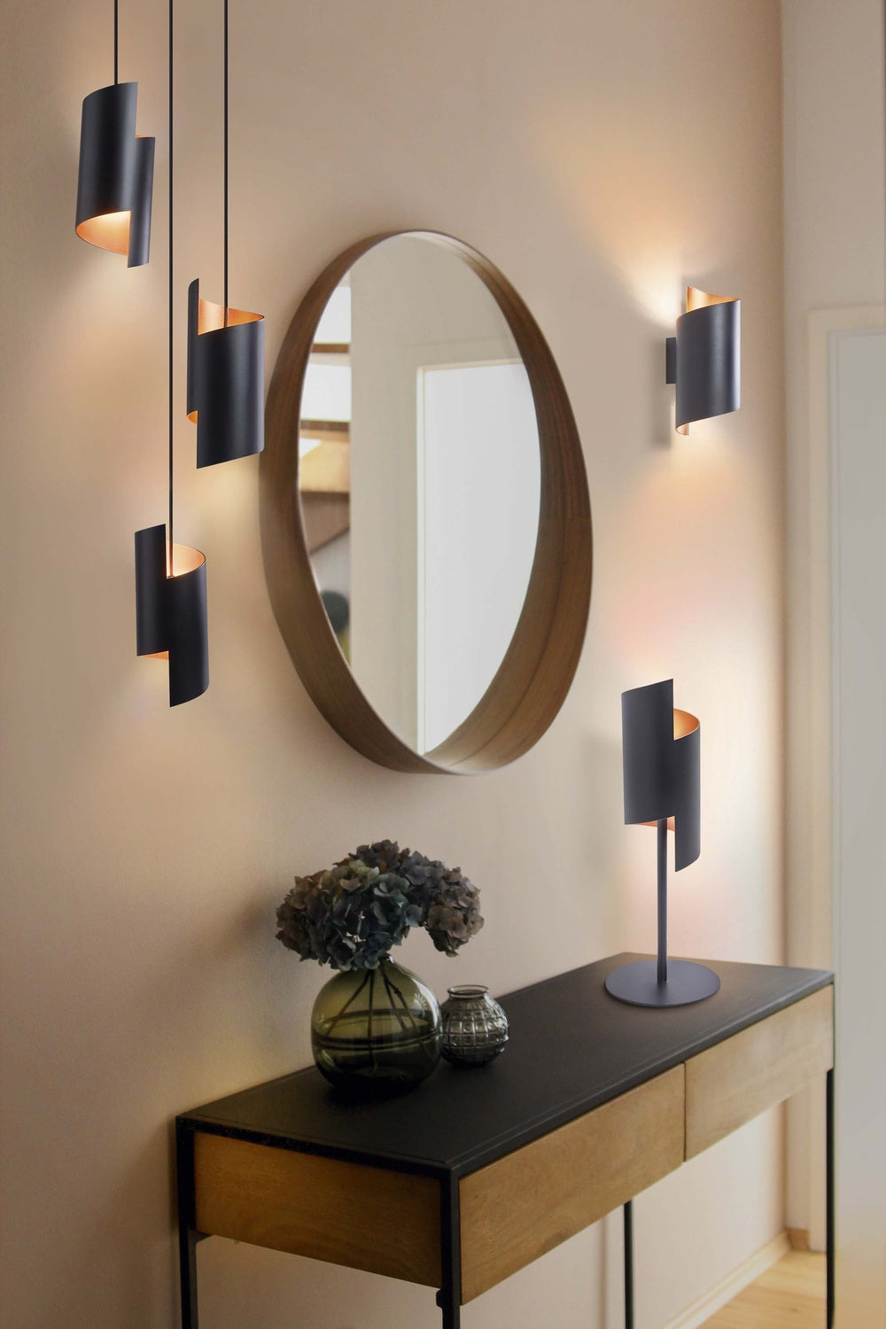 LEDVANCE LED-Pendelleuchte 1LED 1200lm SMART+ Wifi Decor Twist Pendant Bla 3000