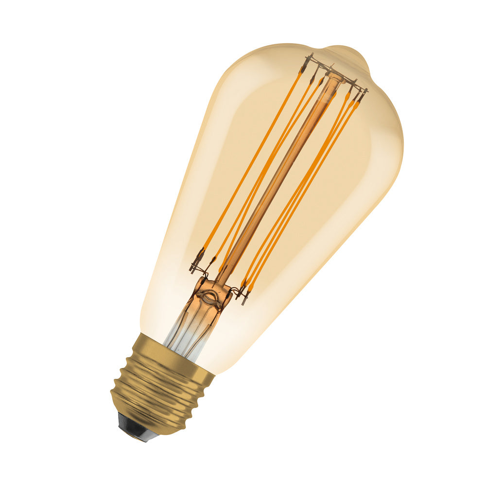 OSRAM LED-Lampe FM E27 8,8W 2200K go F Vintage 1906 Edison 60 Fil DIM 8.8W 806l