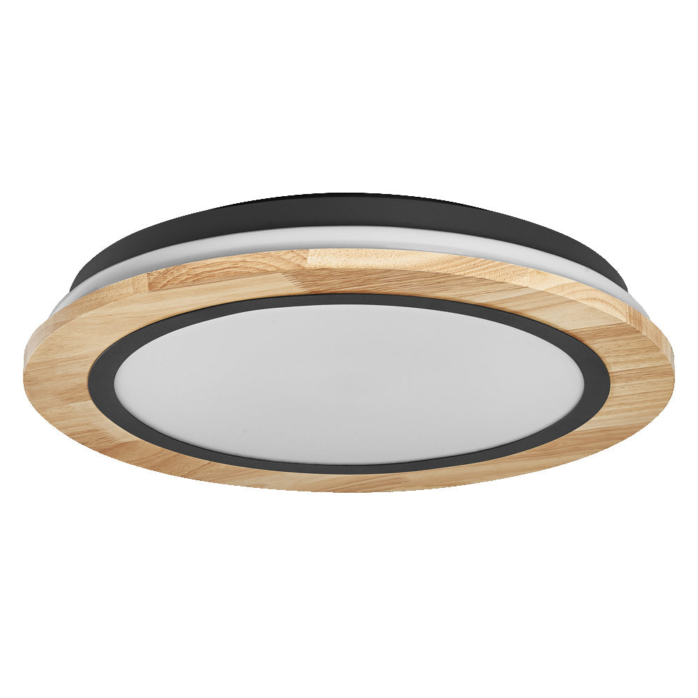 LEDVANCE LED-Anbauleuchte 24W 2700-6500K SMART+ Wifi Orbis Wood 400mm TW 1250lm