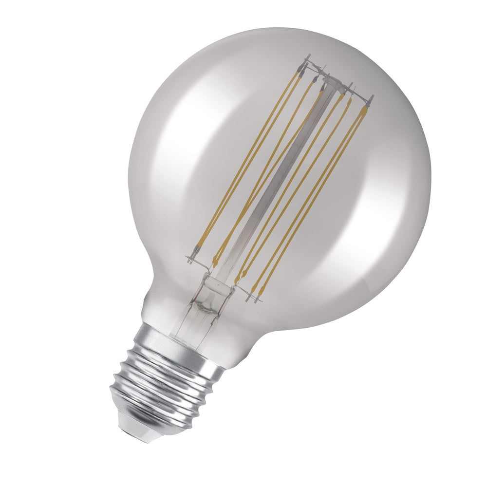 OSRAM LED-Kugellampe FM E27 G125 11W ws Vintage 1906 1906 Globe 125 42 Fil DIM 1
