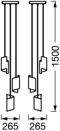 LEDVANCE LED-Pendelleuchte 1LED 1200lm SMART+ Wifi Decor Twist Pendant Bla 3000