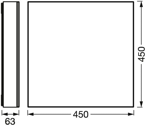 LEDVANCE LED-Anbauleuchte 24,5W 1300lm SMART+ Wifi Planon Frameless Sparkl 3000