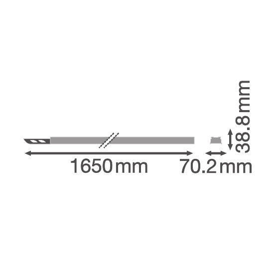OSRAM-LEDVANCE Tragschiene Lichtband ws TruSys FLEX P RAIL 1500 8P WT